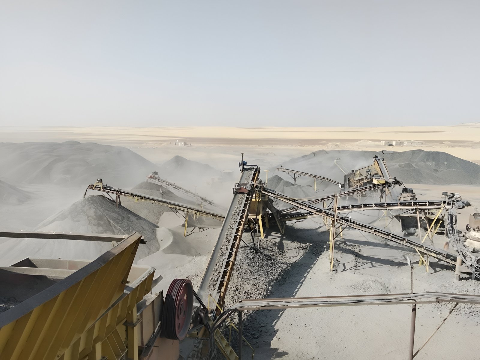 Basalt quarry extraction site